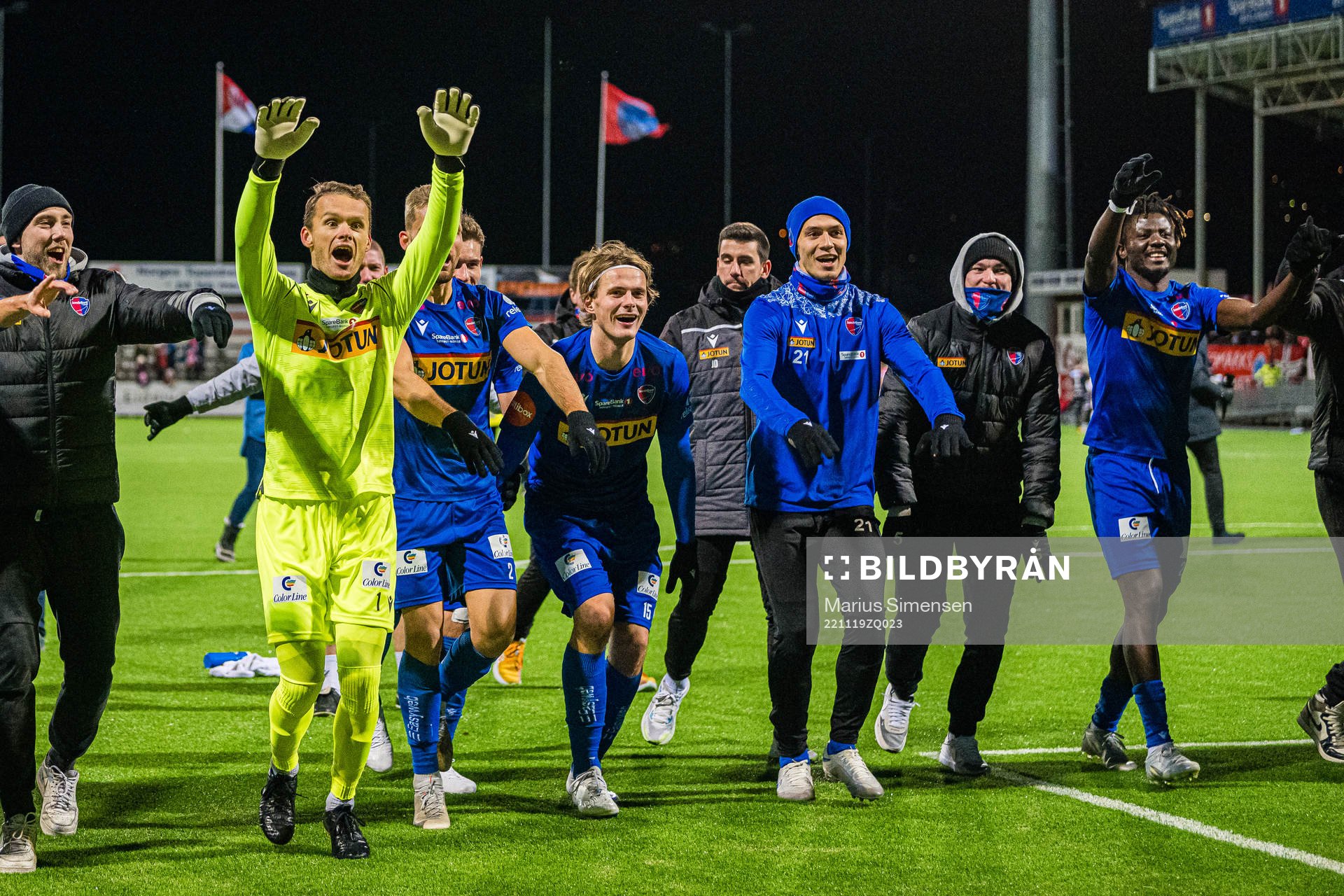 Jacob Storevik, Jesper Taaje, Fredrik Flo and Frederico