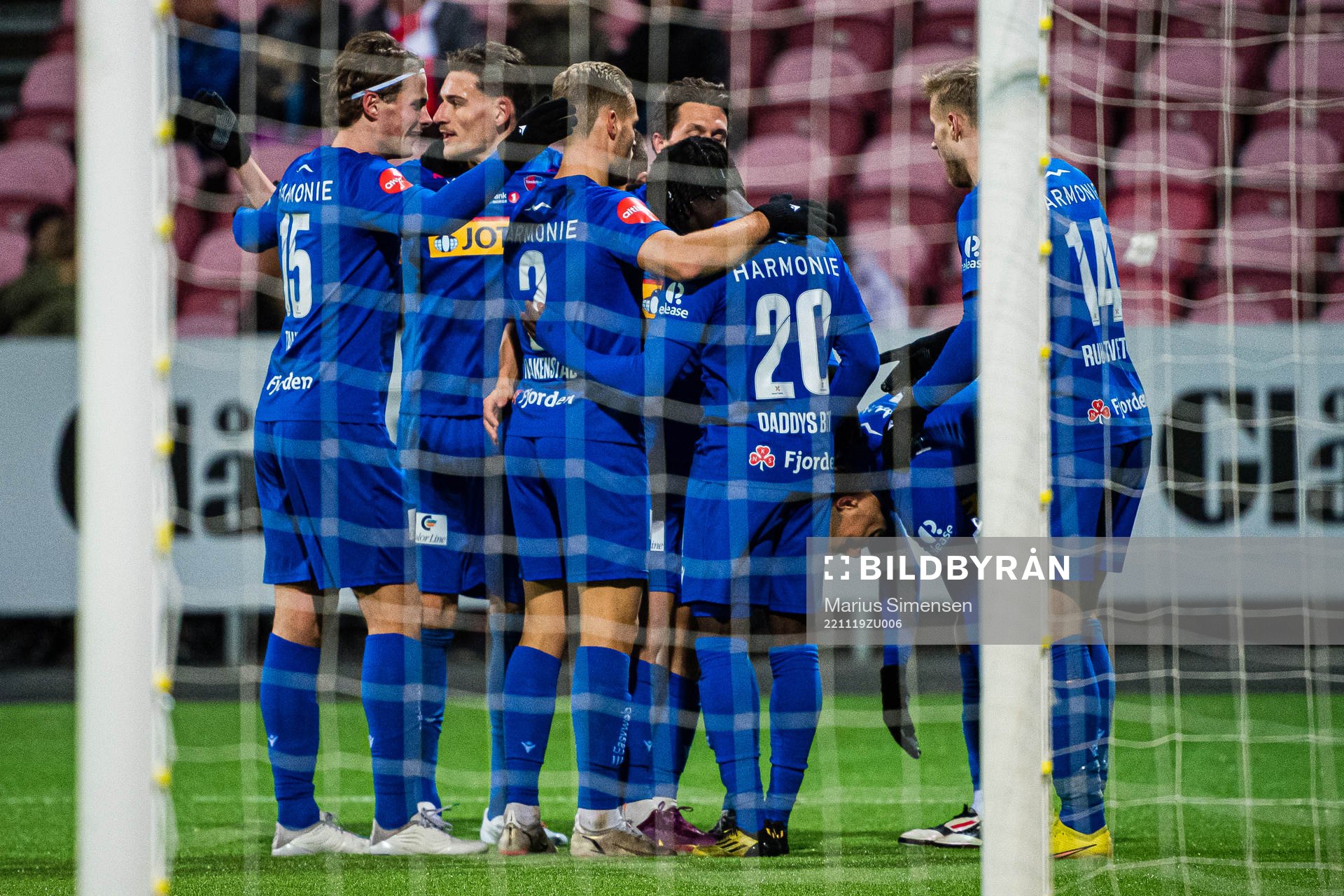 Franklin Daddys Boy Nyenetue of Sandefjord celebrates