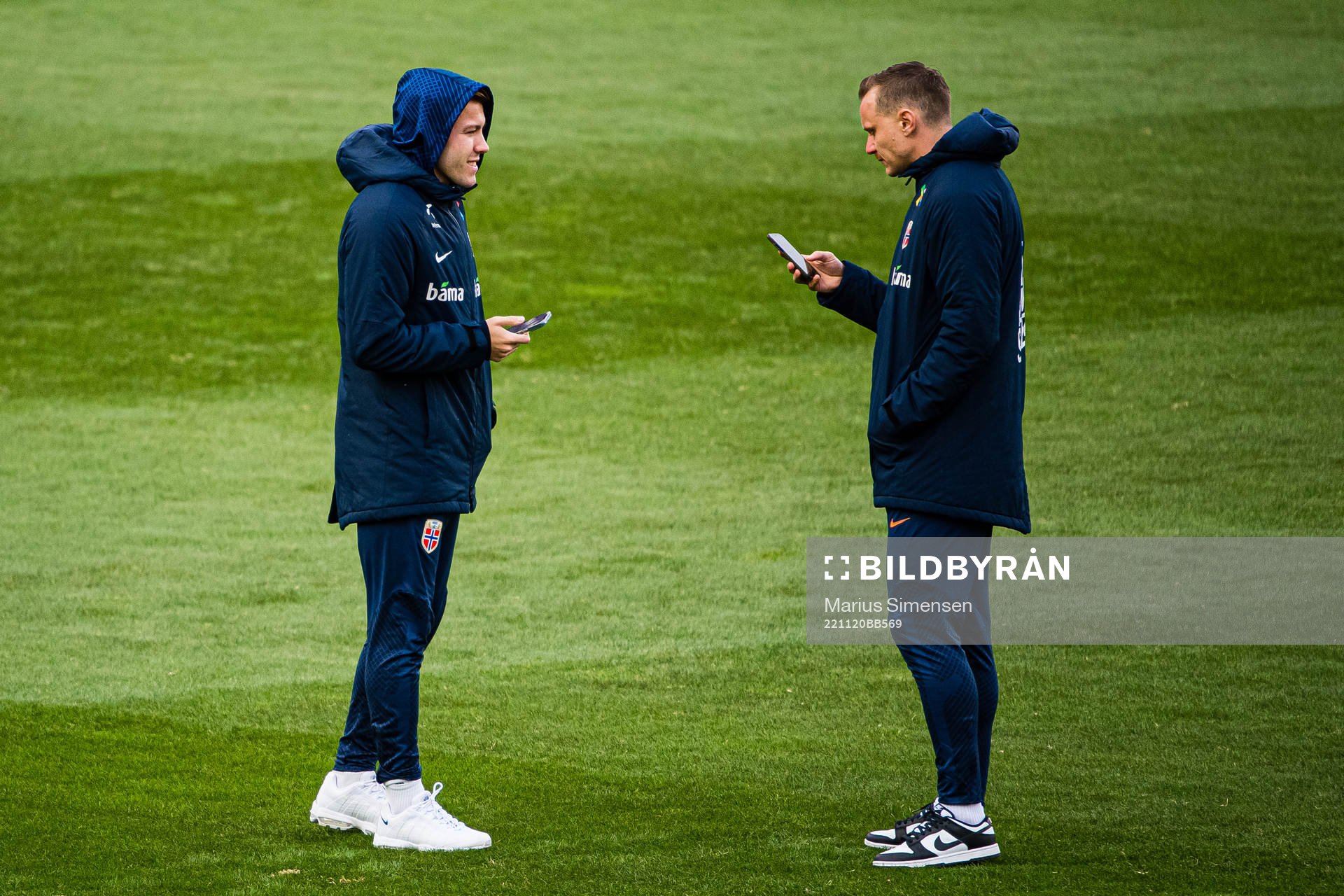 Fredrik André Bjørkan and Marius Lode of Norway