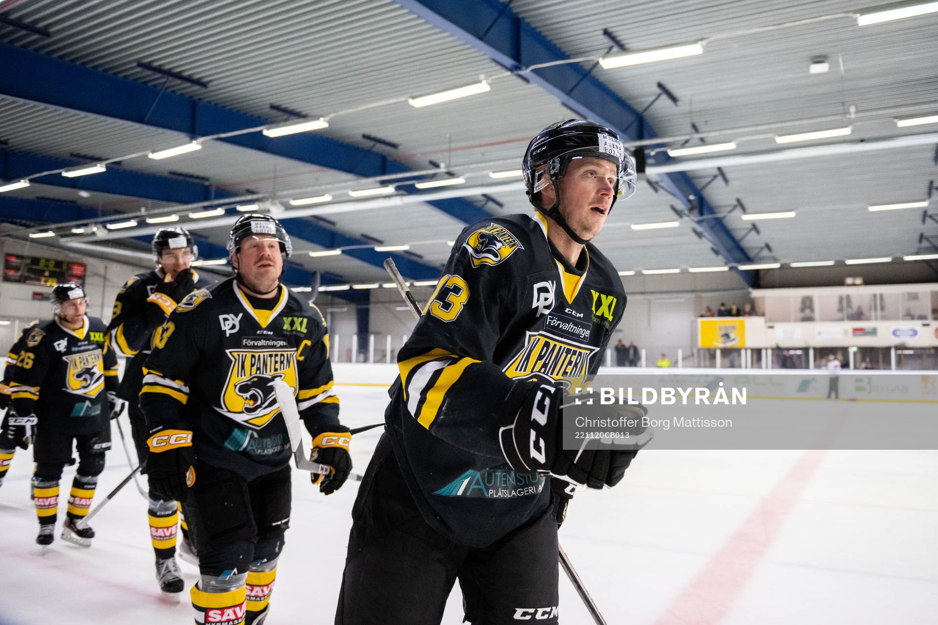 Panterns Viktor Holmkvist och Kim Johansson jublar