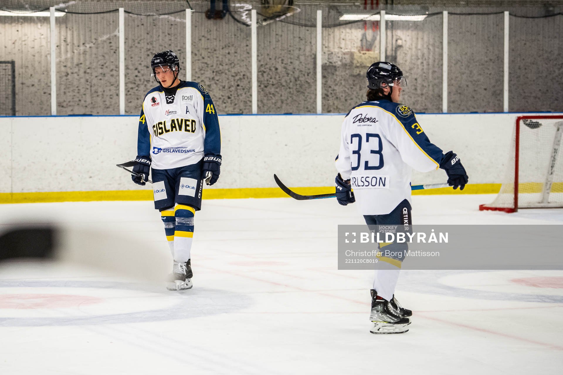 Gislaveds Ahlbin Hernod och David Carlsson deppar