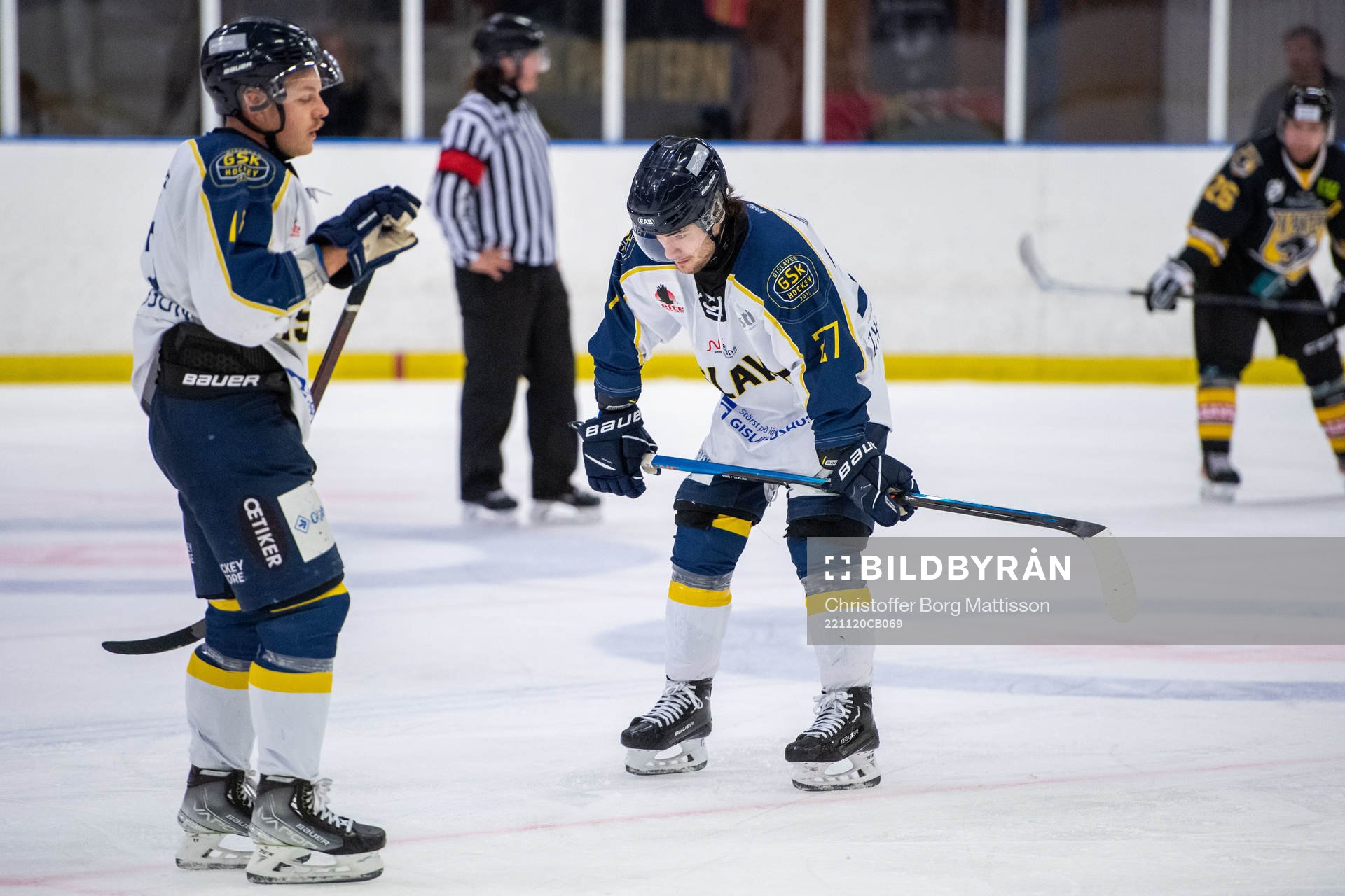 Gislaveds Sakarias Andersson och Ilya Zheltakov deppar