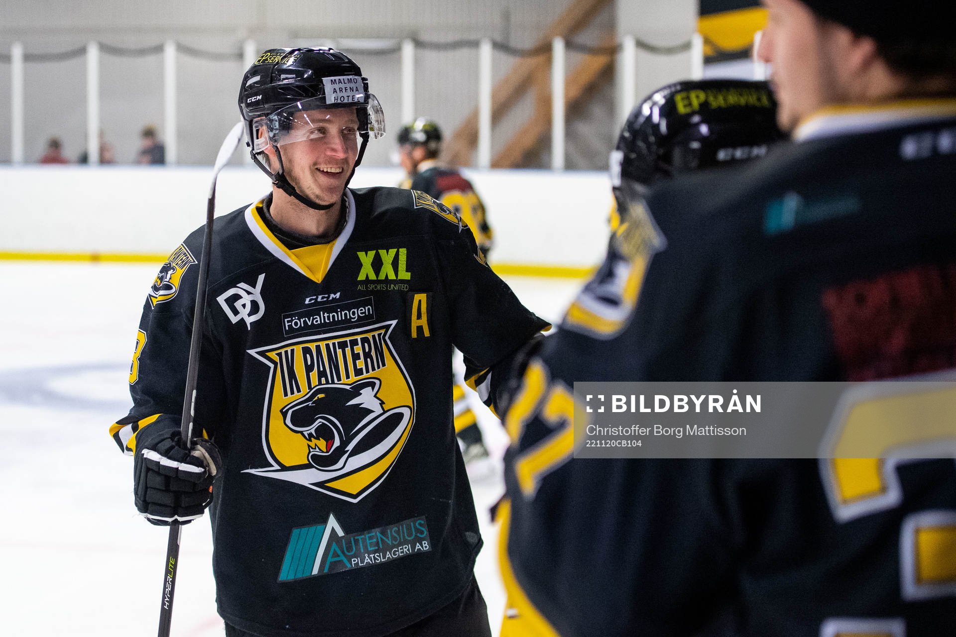 Panterns Kim Johansson jublar
