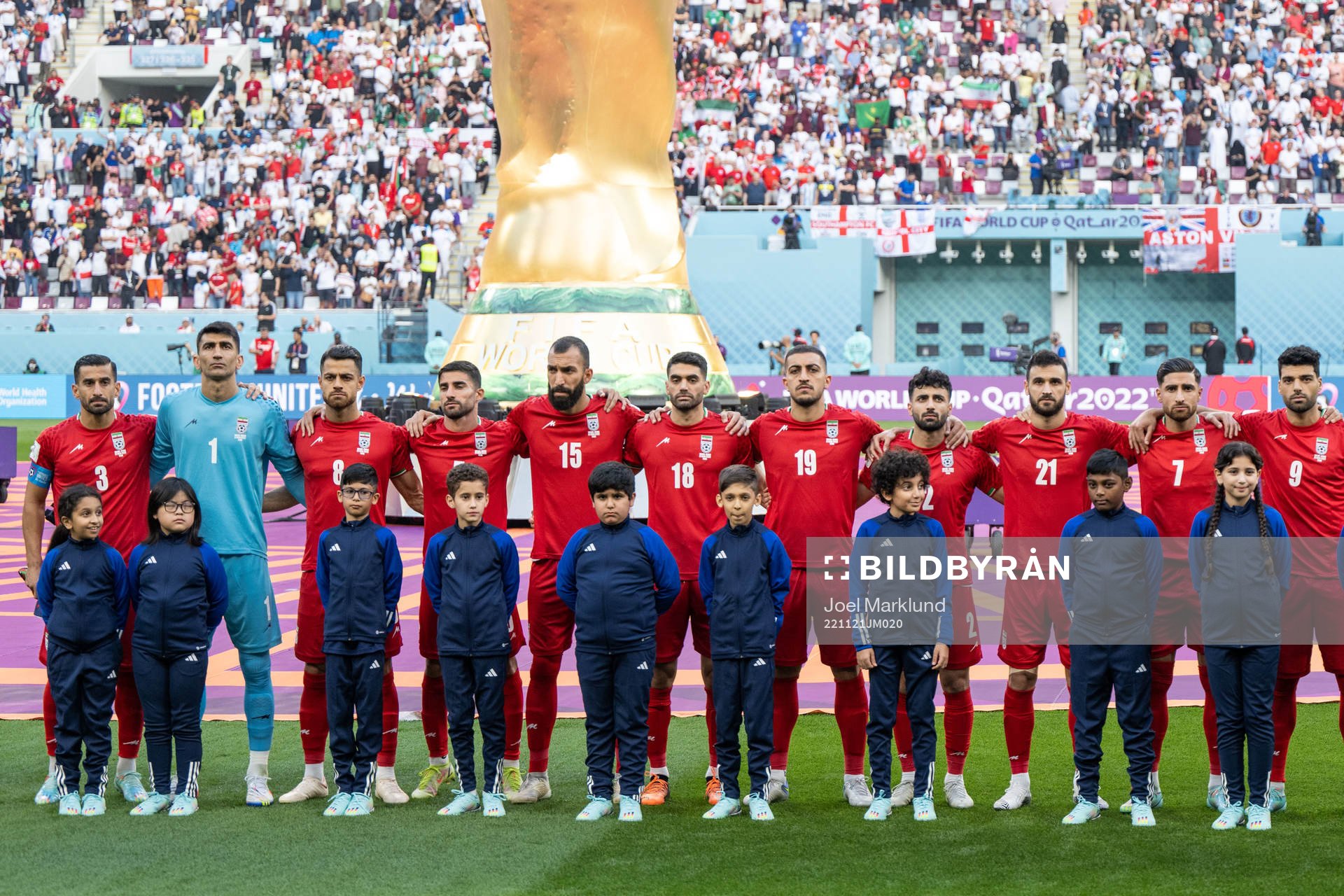 Players of Iran choose not to sing
