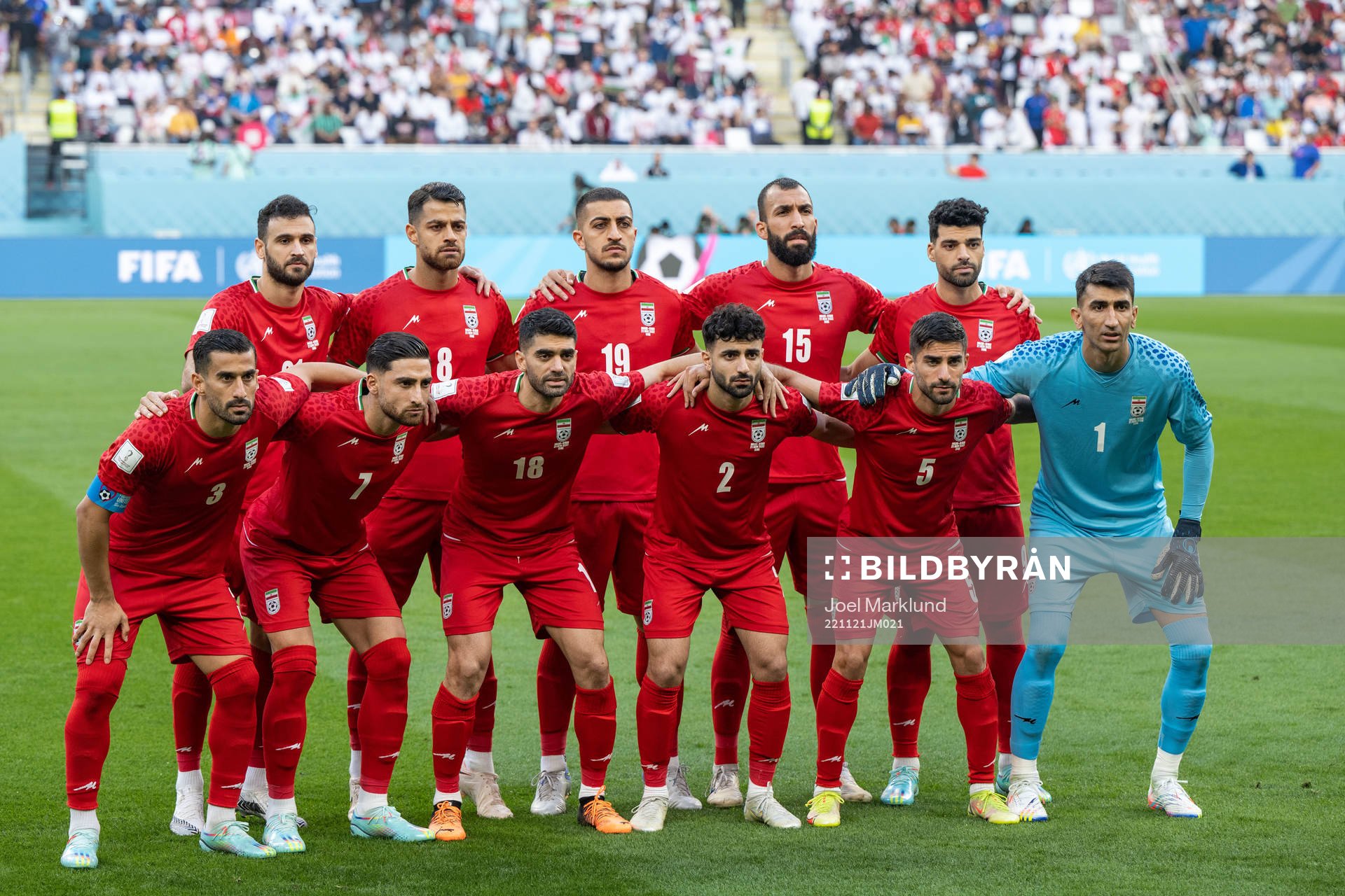 Starting eleven of Iran