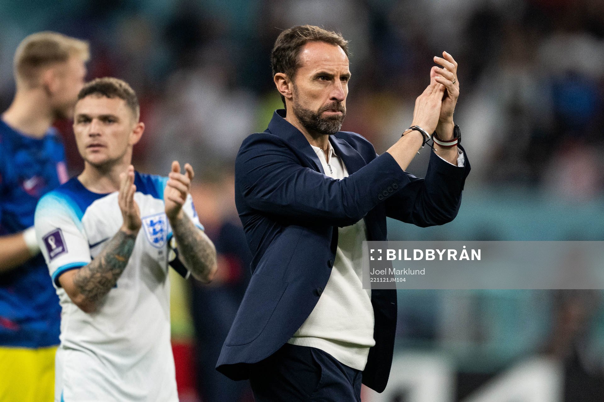 Head coach Gareth Southgate of England