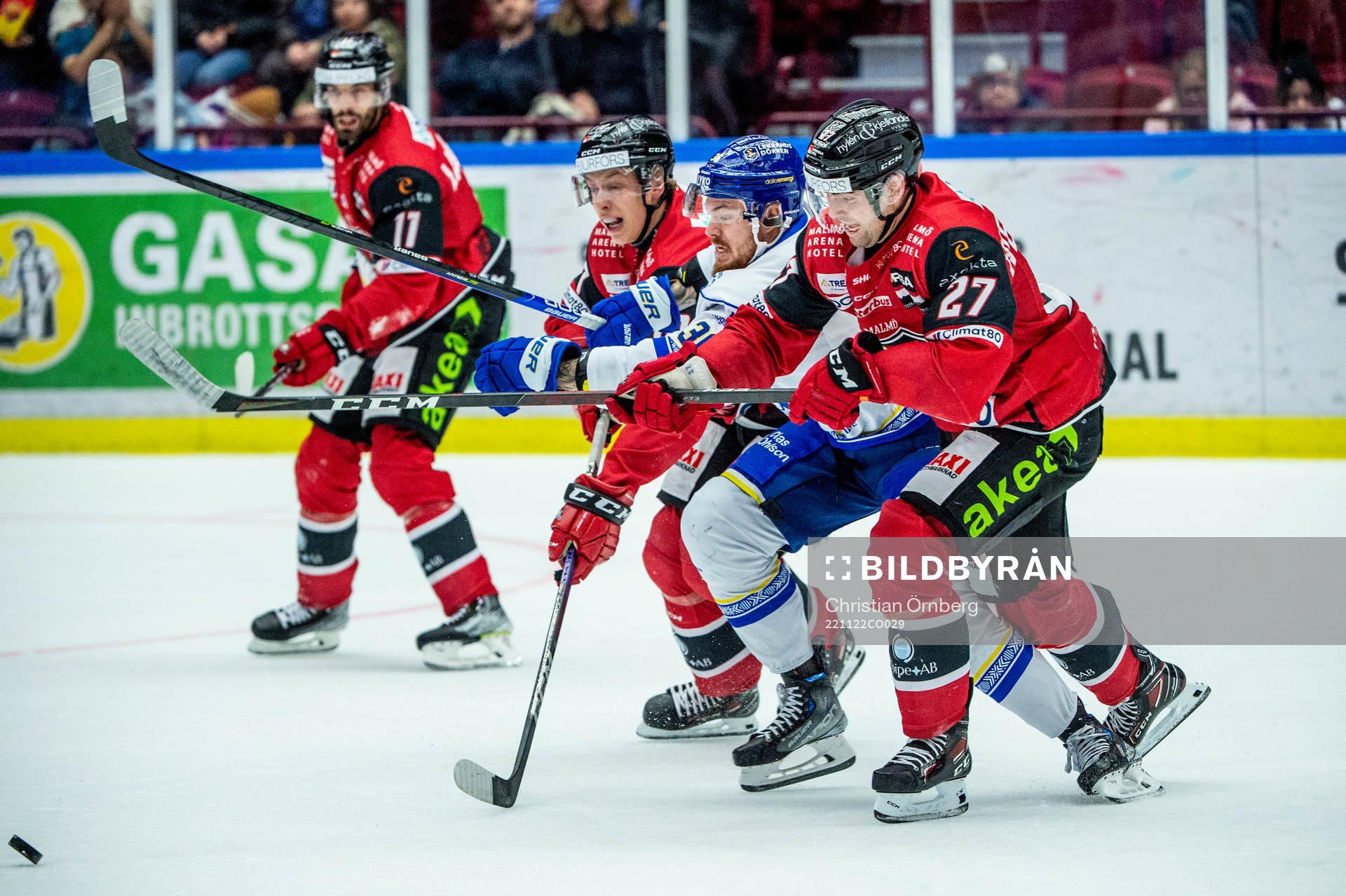 Malmö Redhawks William Von Barnekow och Ponthus Westerholm