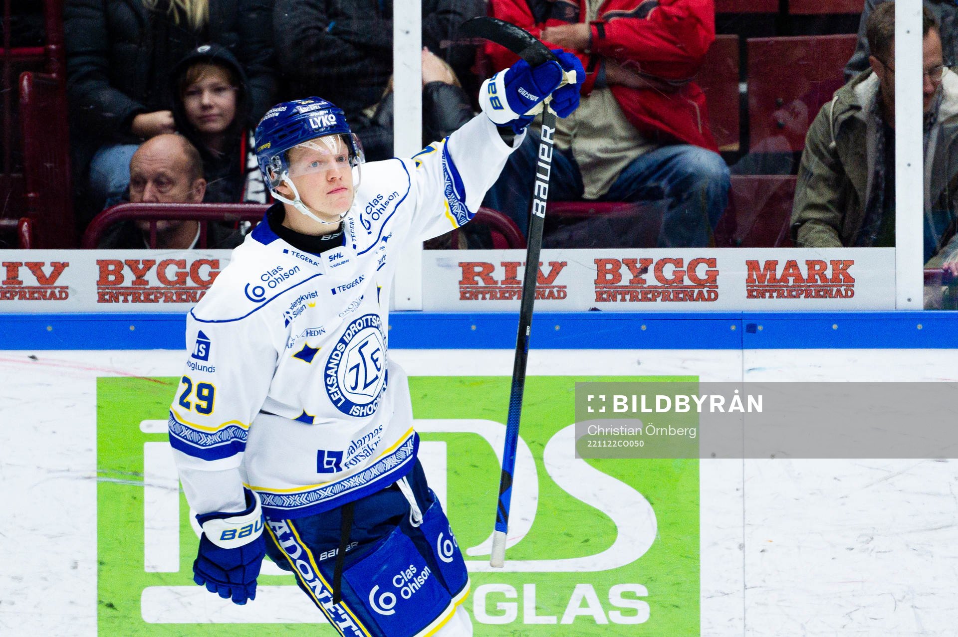 Leksands Emil Heineman jublar