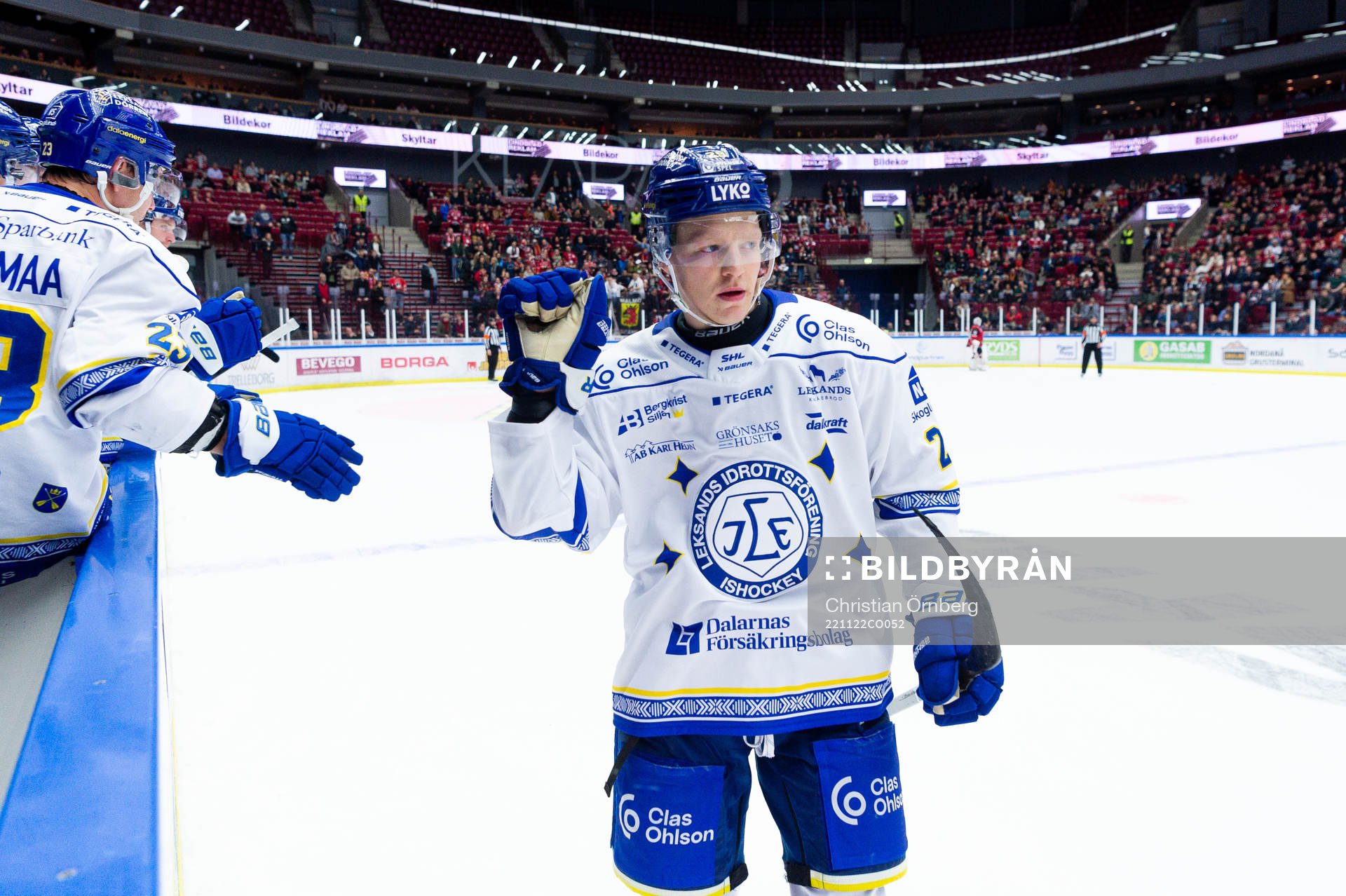 Leksands Emil Heineman jublar