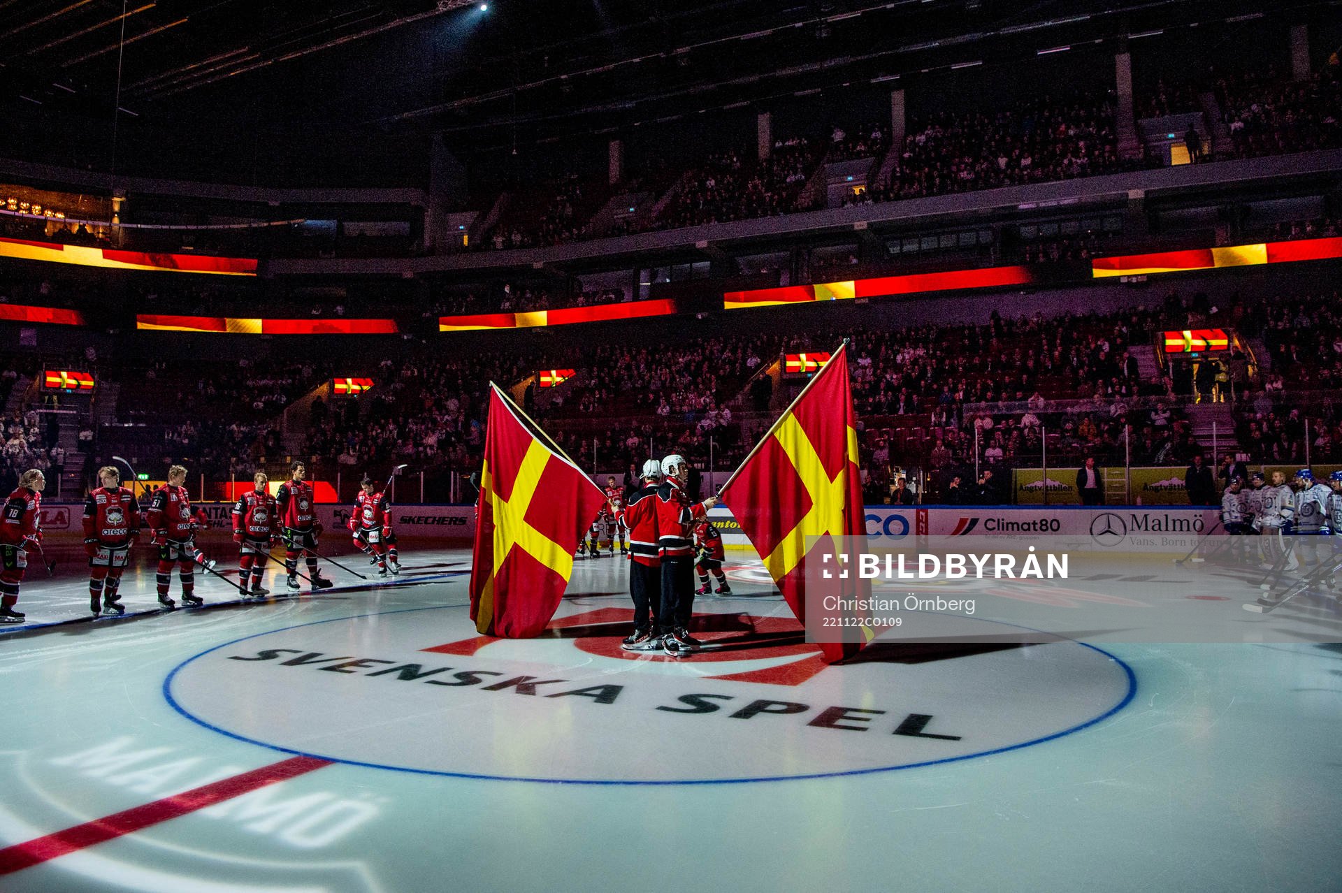 Malmö Arena innan ishockeymatchen i SHL mellan Malmö