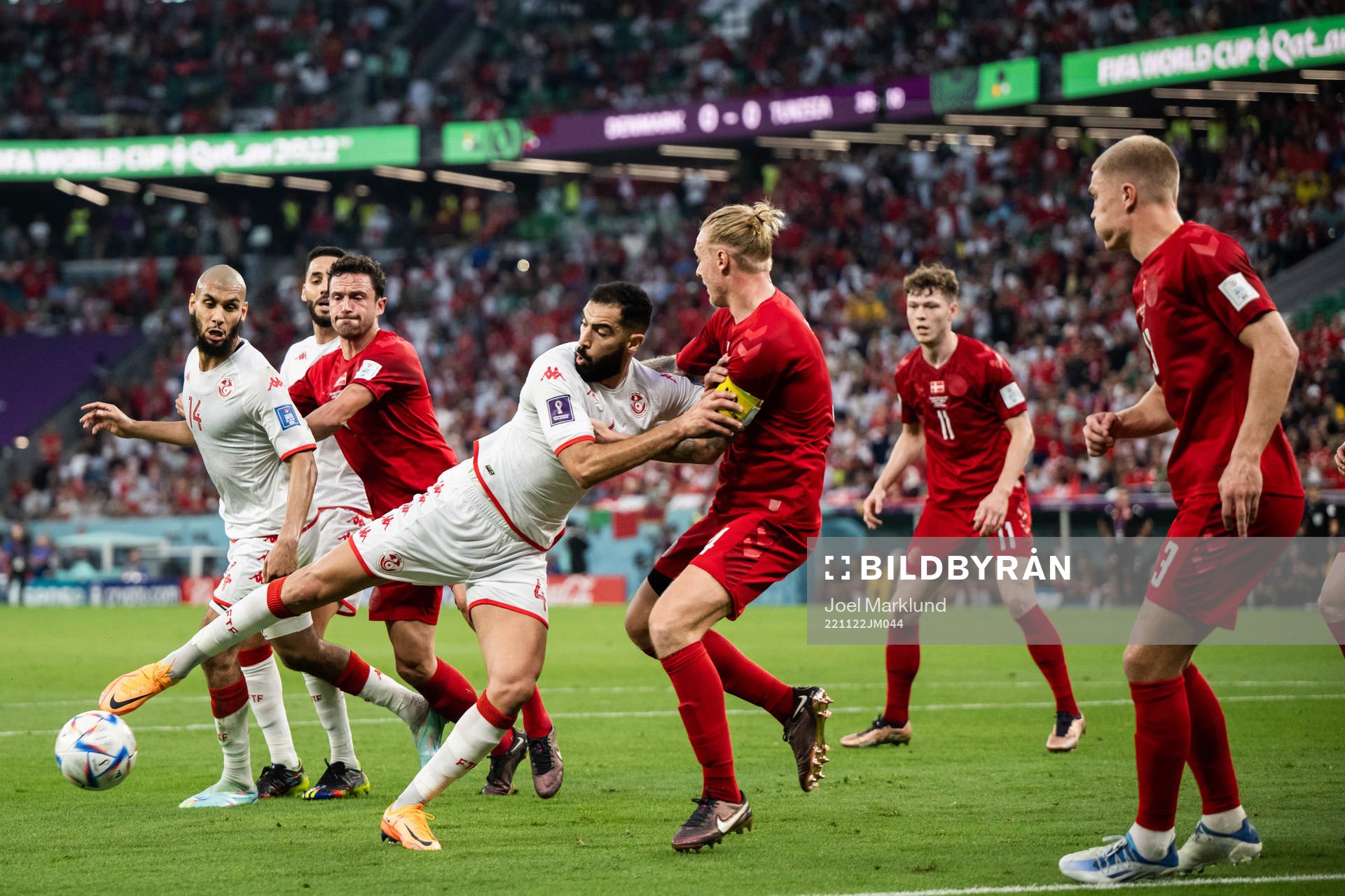 Aissa Laidouni and Yassine Meriah of Tunisia against Thomas