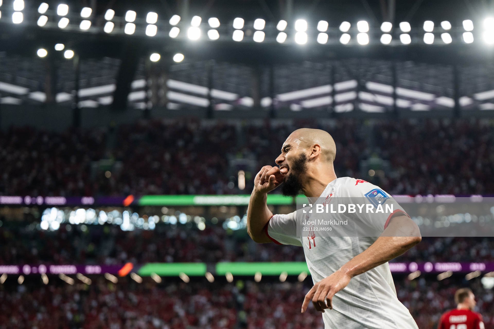 Aissa Laidouni of Tunisia looks dejected