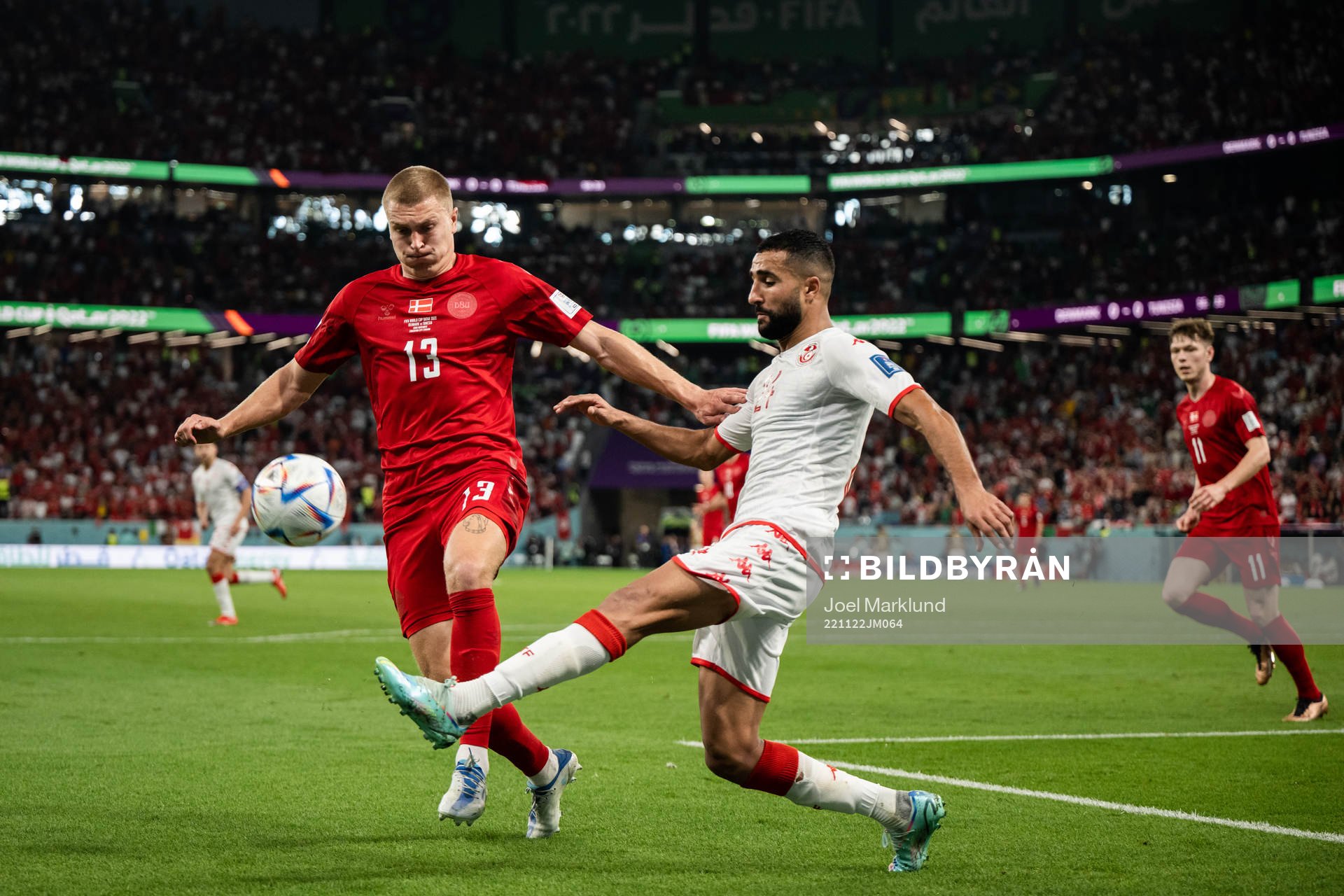 Rasmus Kristensen of Denmark and Ali Abdi of Tunisia