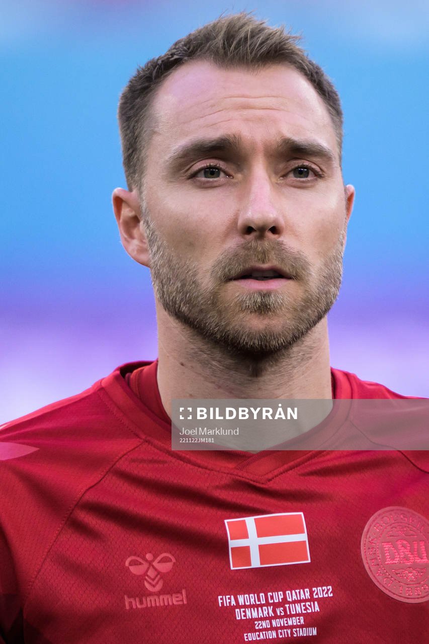 Christian Eriksen of Denmark