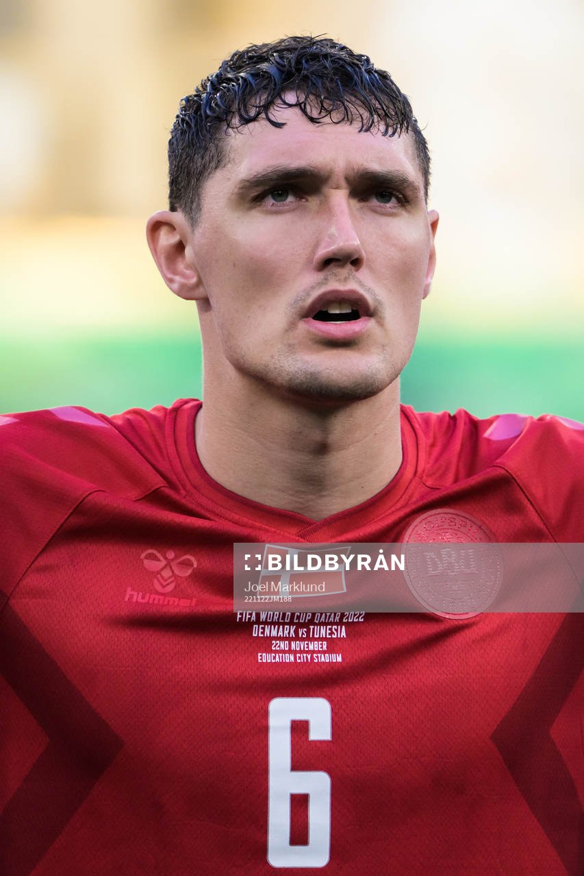 Andreas Christensen of Denmark