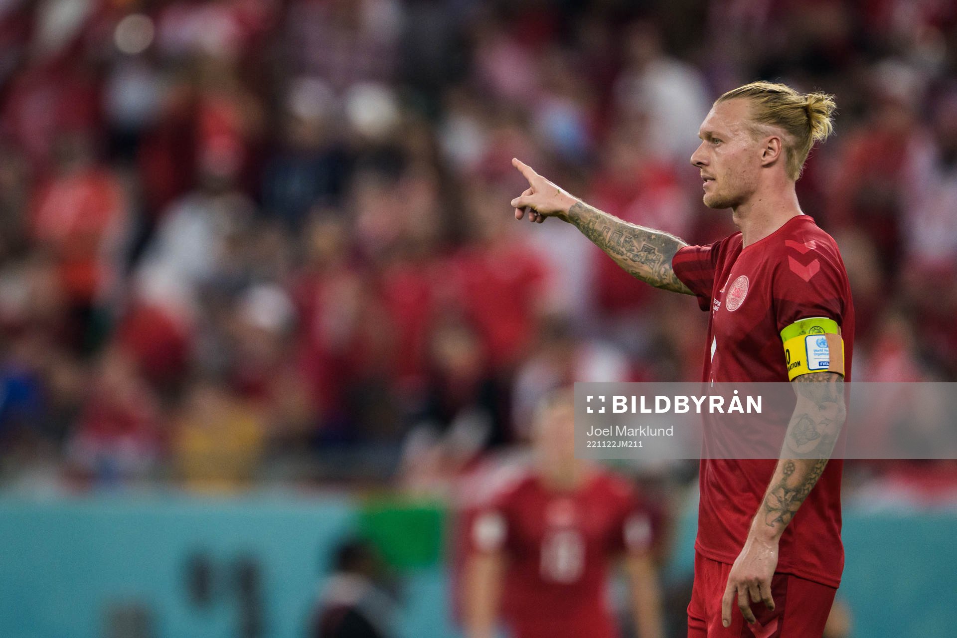Simon Kjær of Denmark