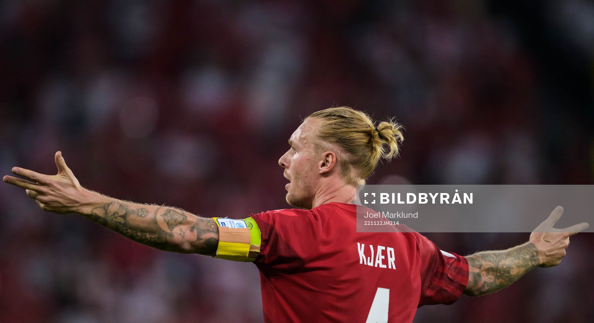 Simon Kjær of Denmark