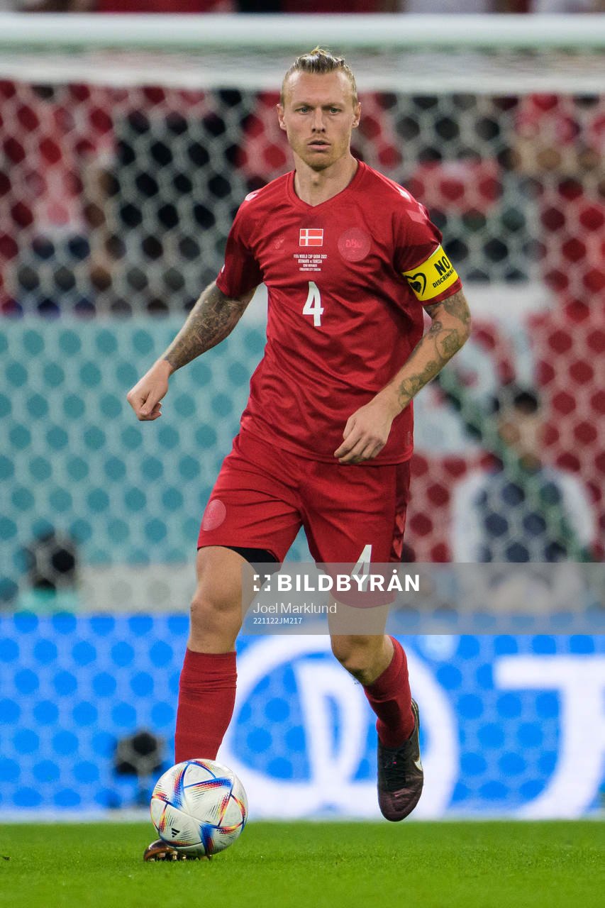 Simon Kjær of Denmark