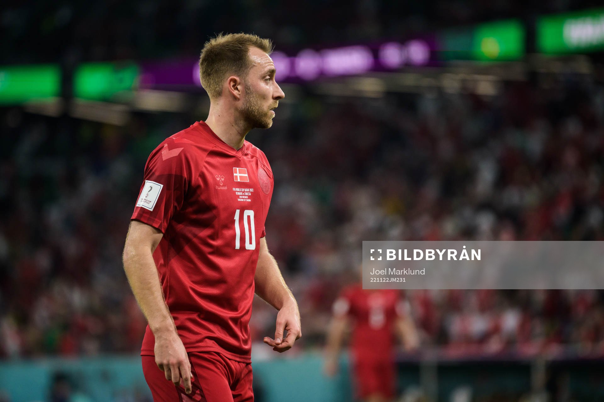 Christian Eriksen of Denmark