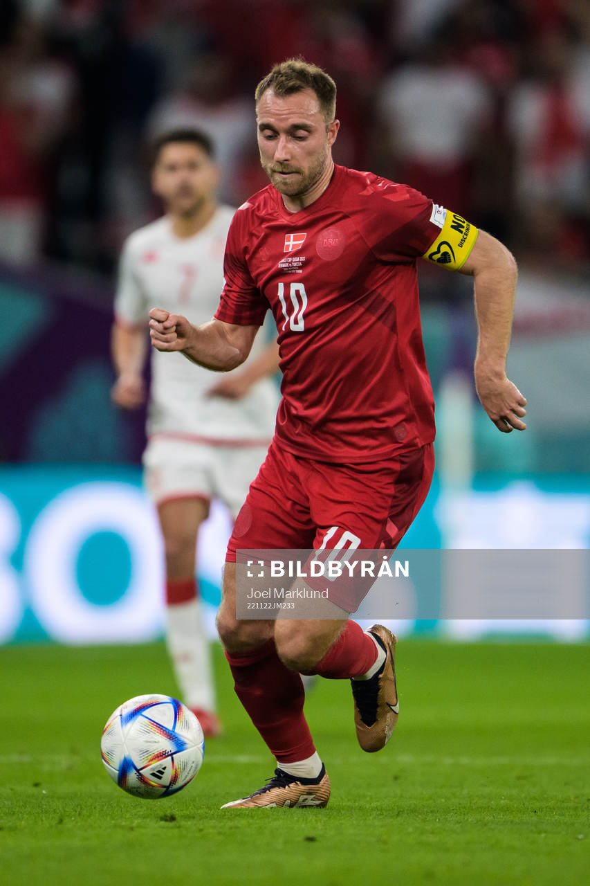 Christian Eriksen of Denmark