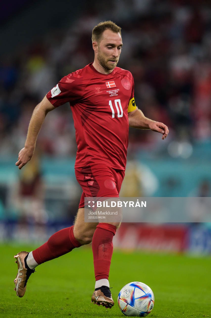 Christian Eriksen of Denmark