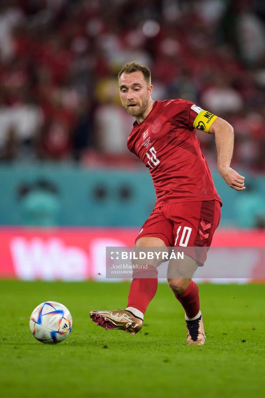 Christian Eriksen of Denmark