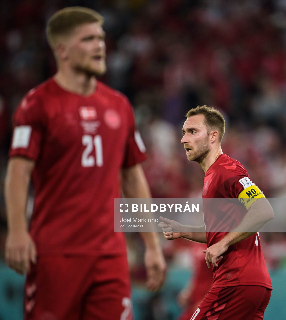Christian Eriksen of Denmark