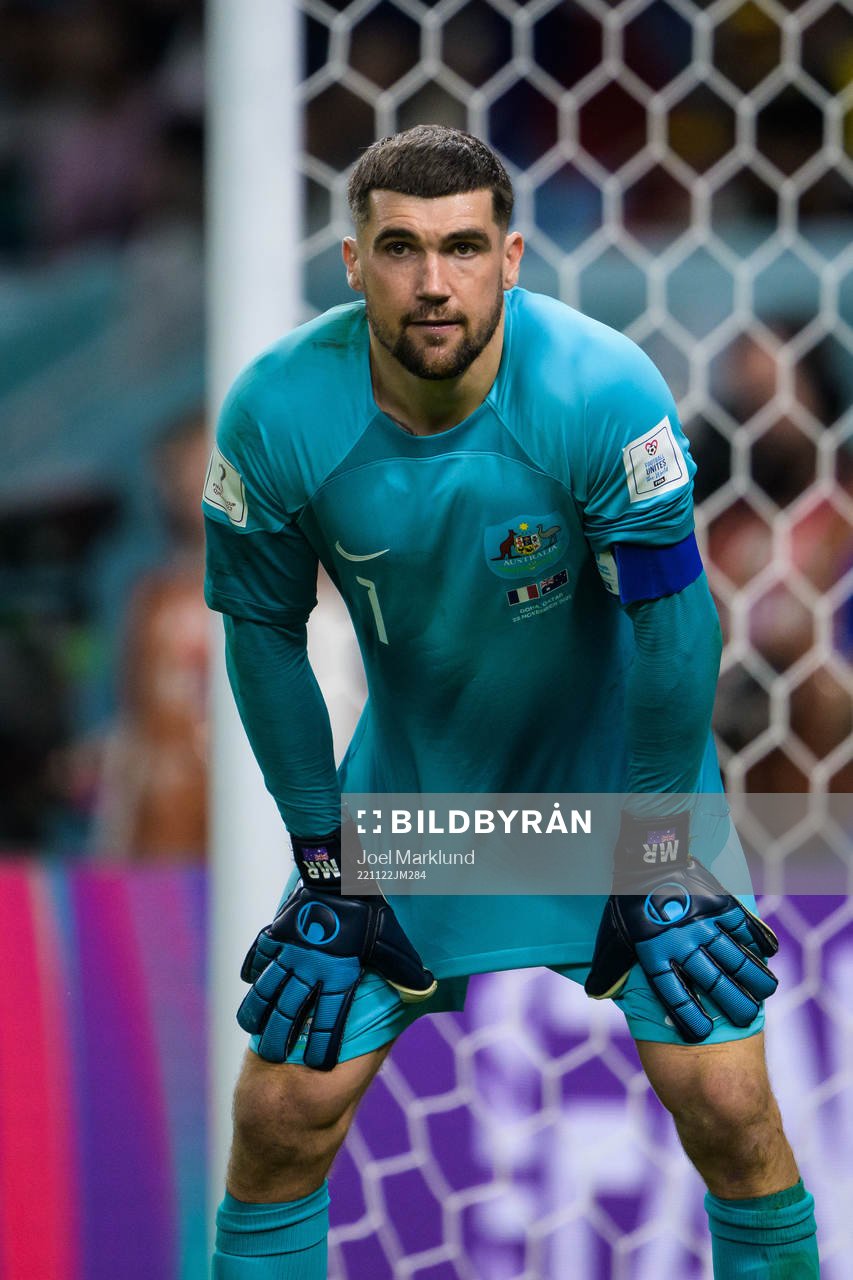 Goalkeeper Mathew Ryan of Australia