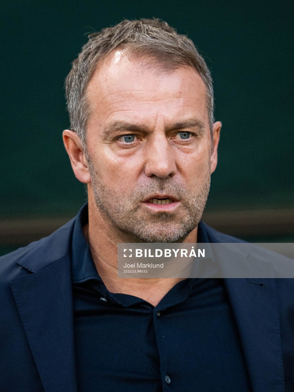 Head coach Hansi Flick of Germany ahead of the FIFA World Cup 2022 football match between Germany and Japan on November 23, 2022 in Doha.