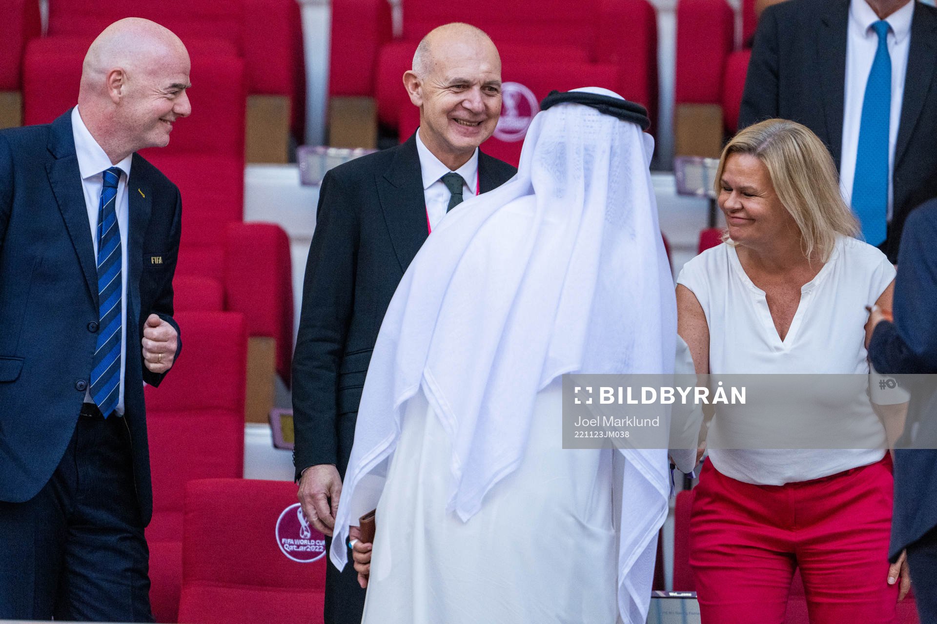 Gianni Infantino, president of Fifa, and Bernd Neuendorf,