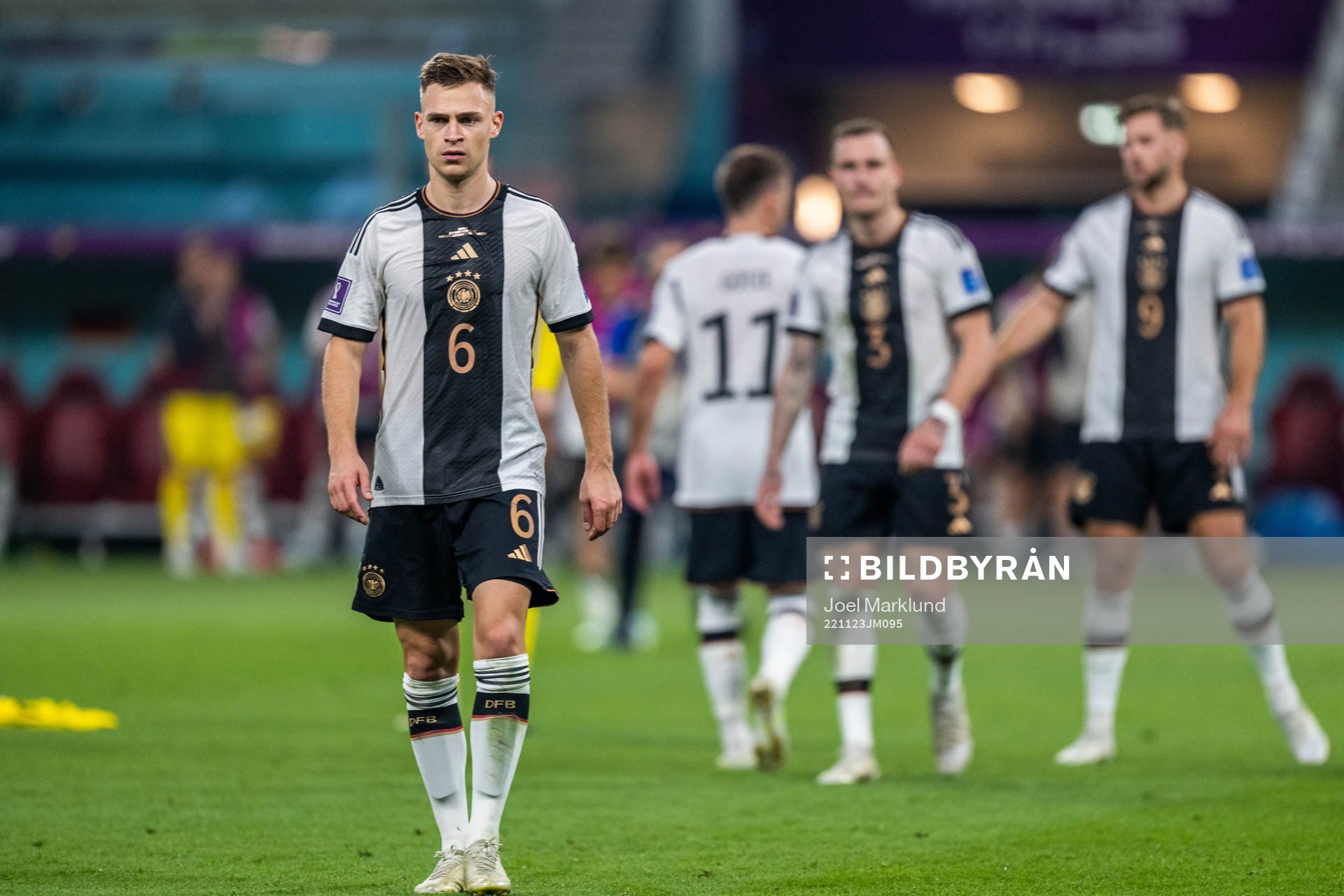 Joshua Kimmich of Germany looks dejected