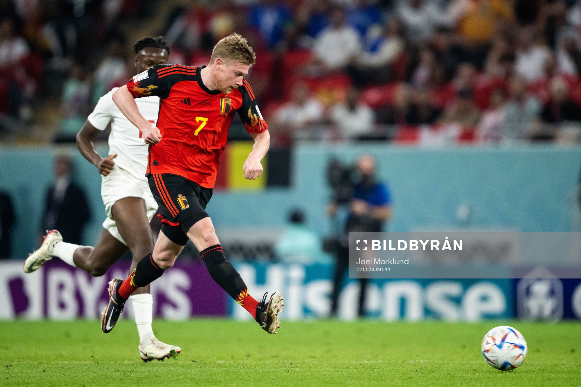 Kevin de Bruyne of Belgium