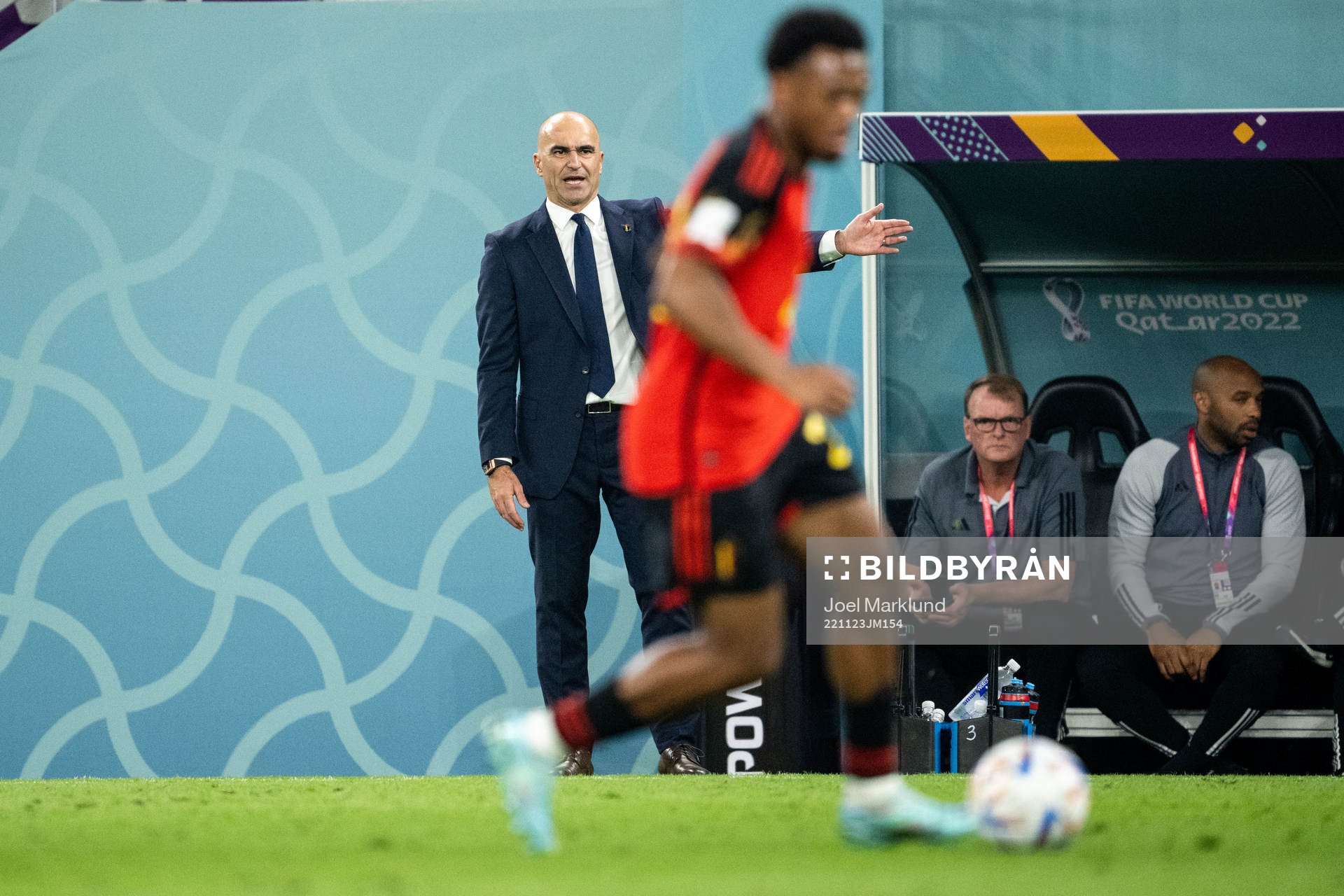 Head coach Roberto Martinez of Belgium