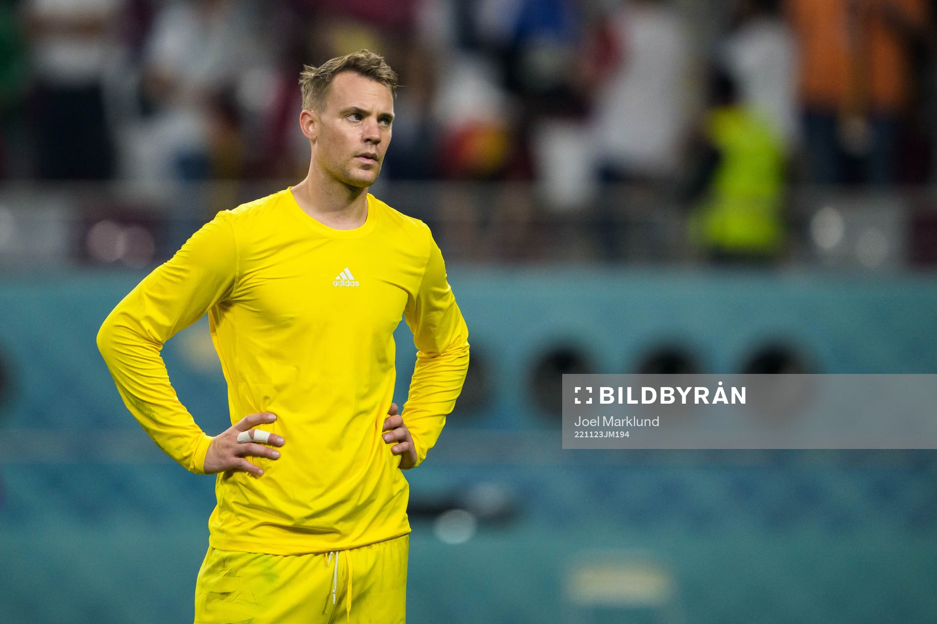 Goalkeeper Manuel Neuer of Germany looks dejected