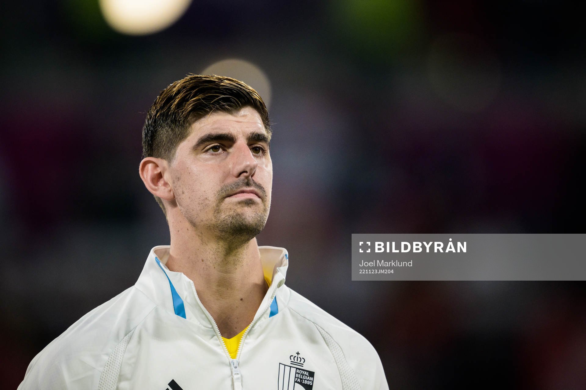 Goalkeeper Thibaut Courtois of Belgium