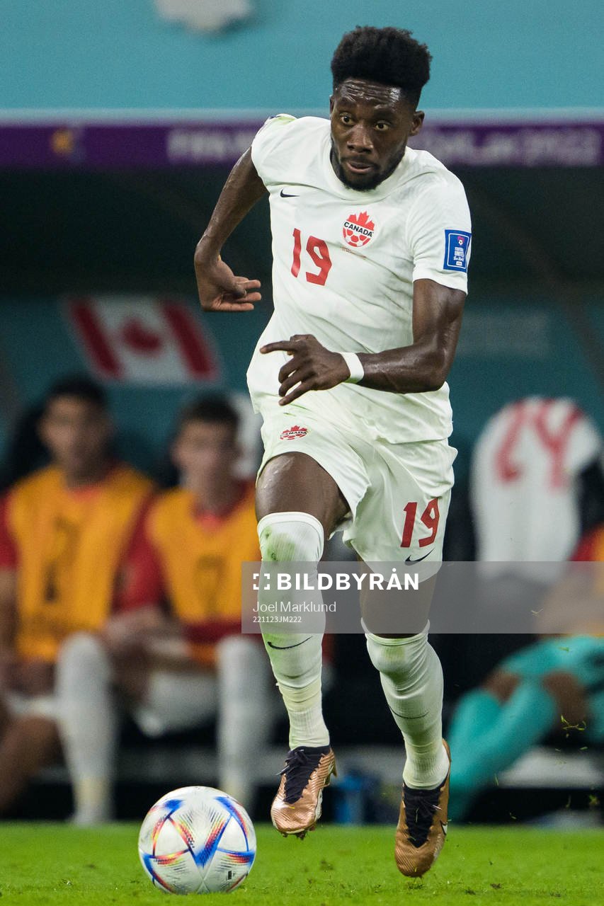 Alphonso Davies of Canada
