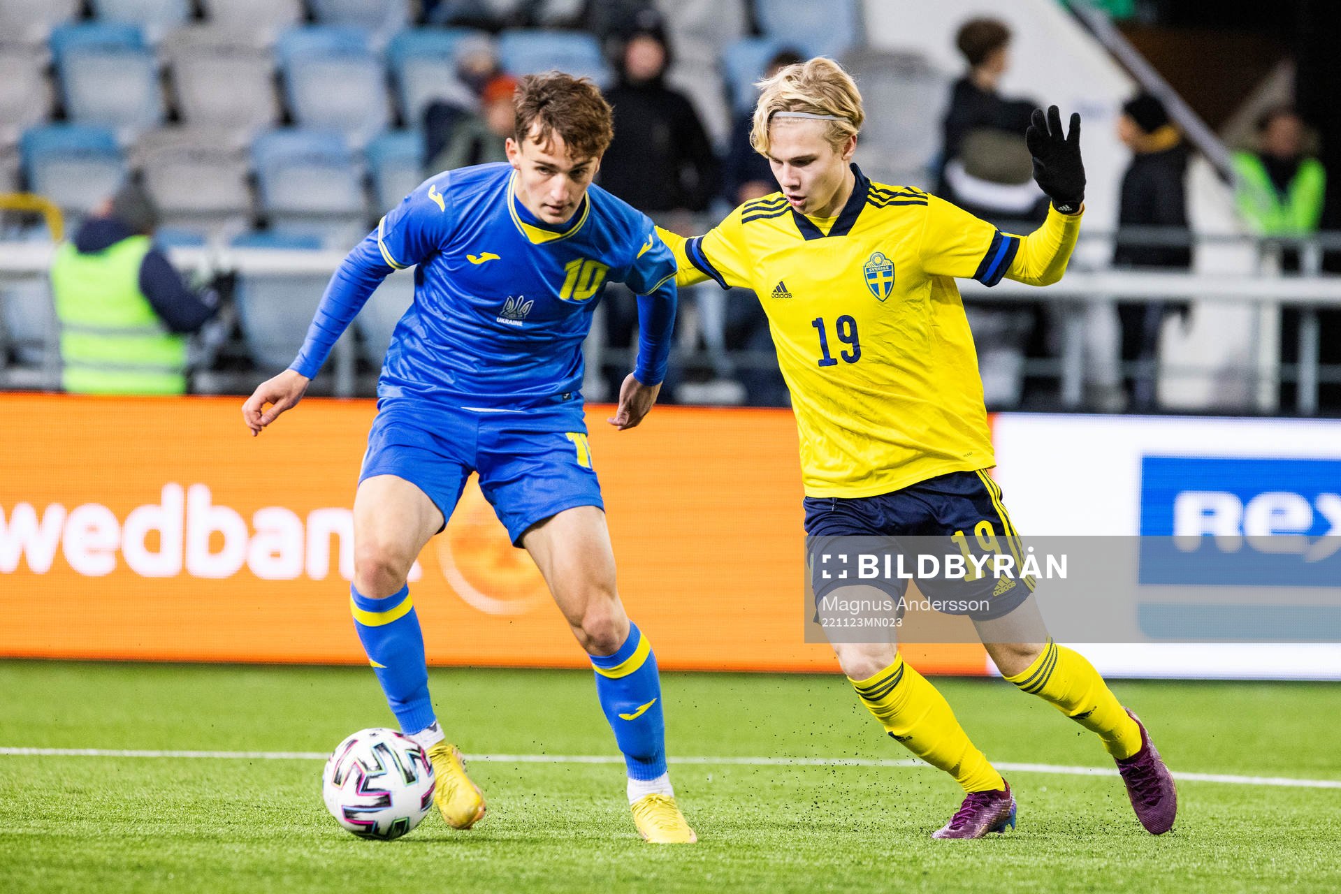 Ukrainas Oleh Fedor och Sveriges Theo Bergvall