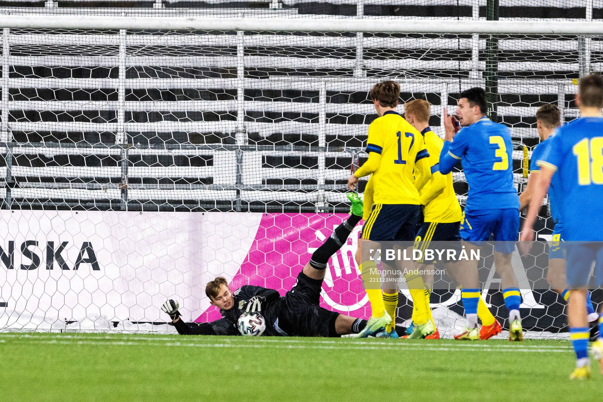 Sveriges målvakt Andre Picornell