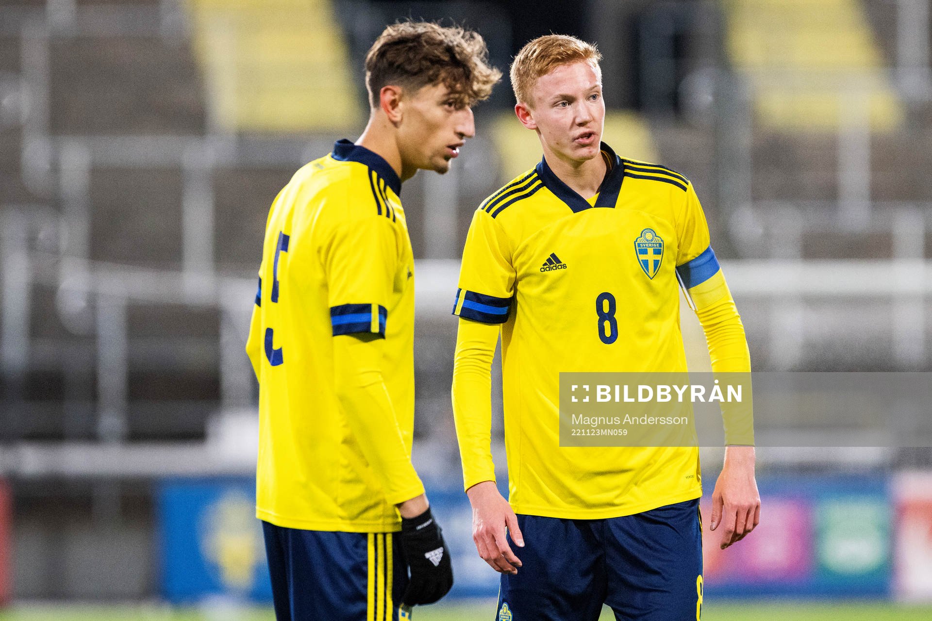 Sveriges Jonas Rouhi och Hugo Larsson