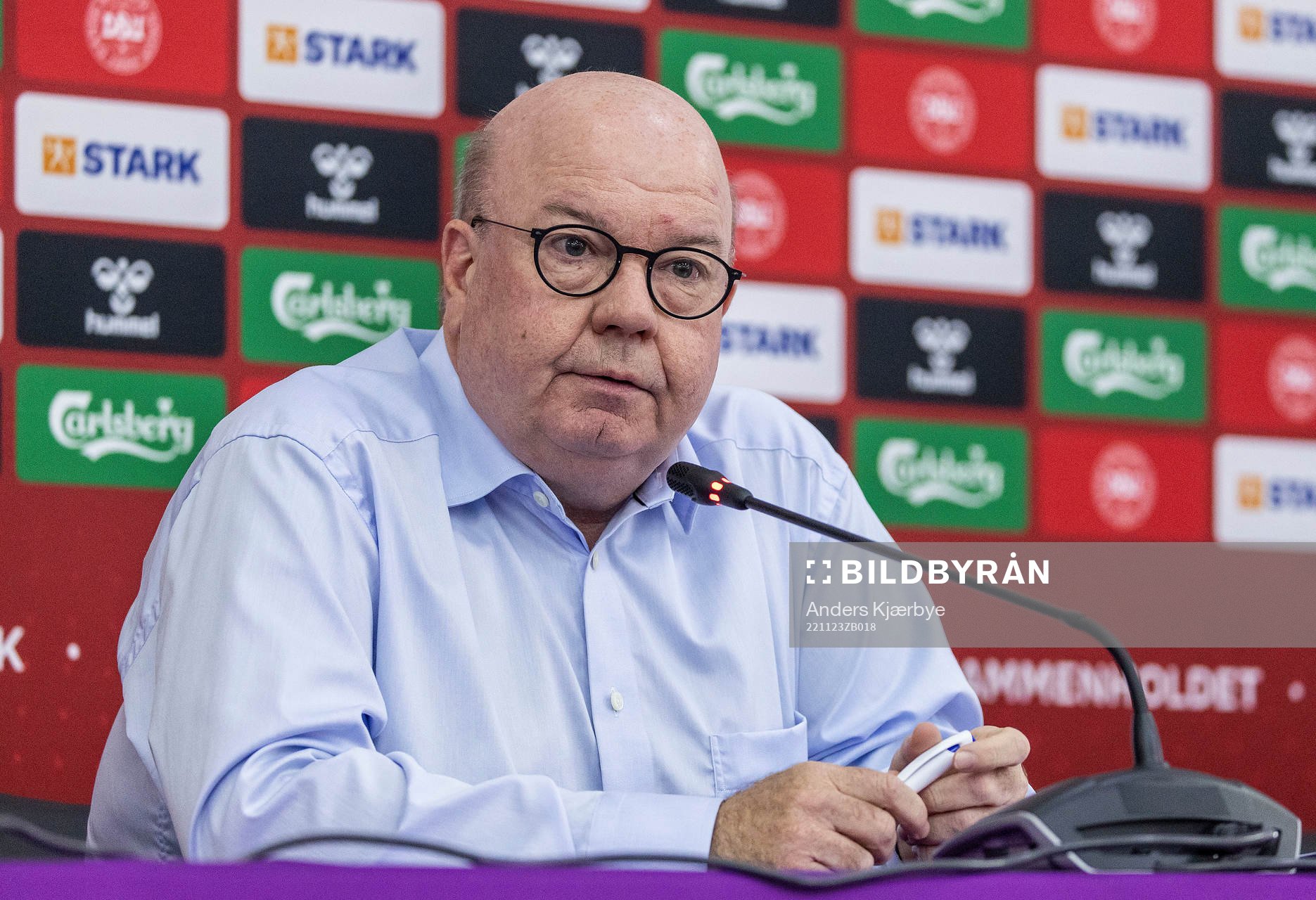 [DK=20221123: Pressemøde i Doha, Qatar - Jesper Møller,