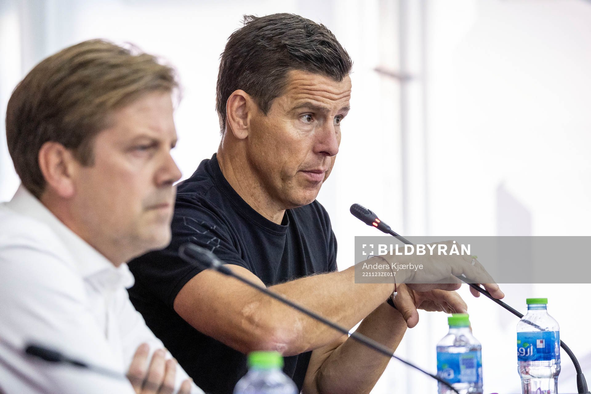 [DK=20221123: Pressemøde i Doha, Qatar - Jakob Høyer,