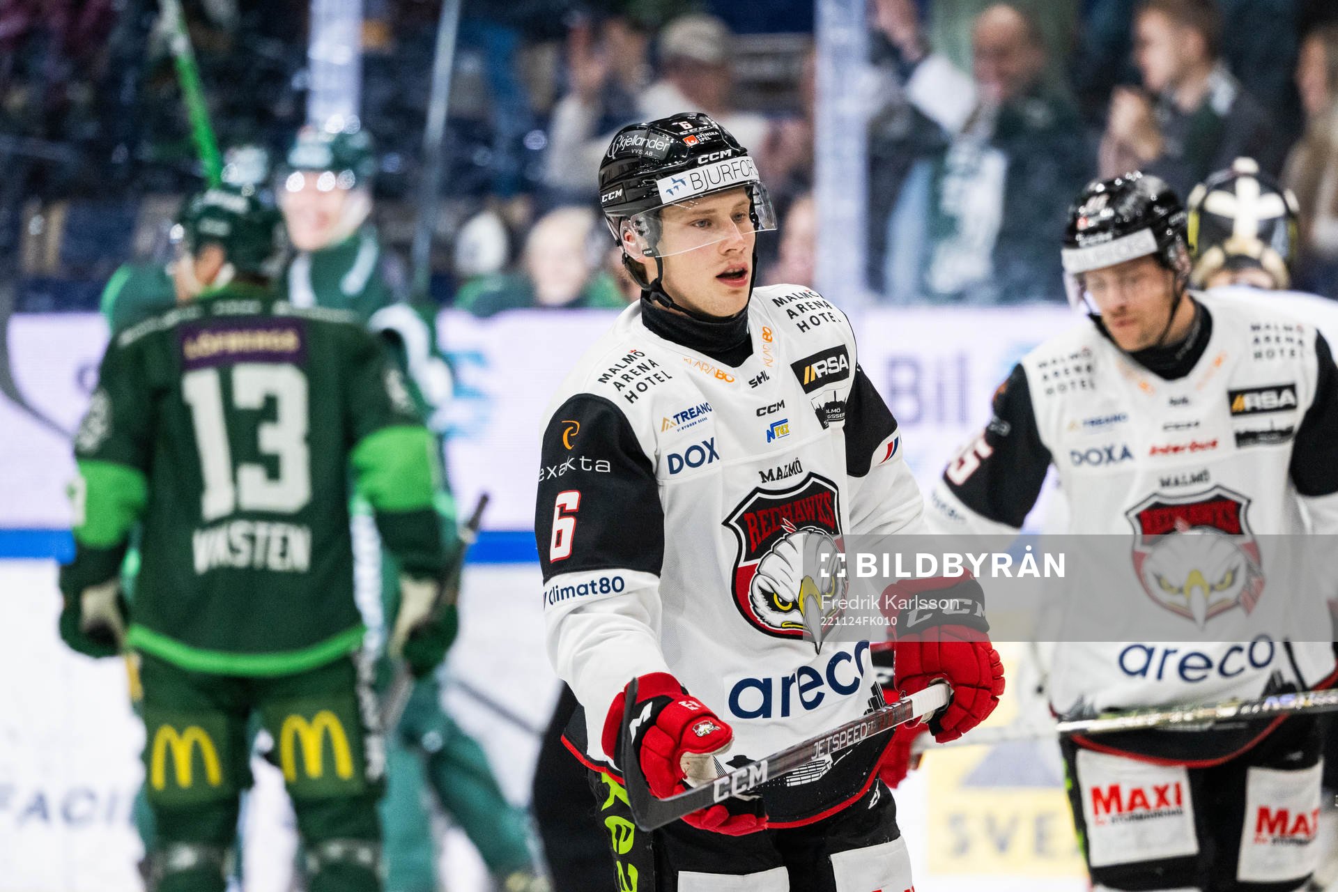 Malmö Redhawks Theodor Johnsson deppar