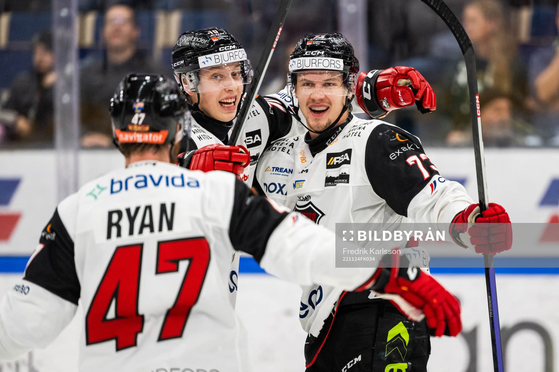Malmö Redhawks William Von Barnekow och Adam Ollas