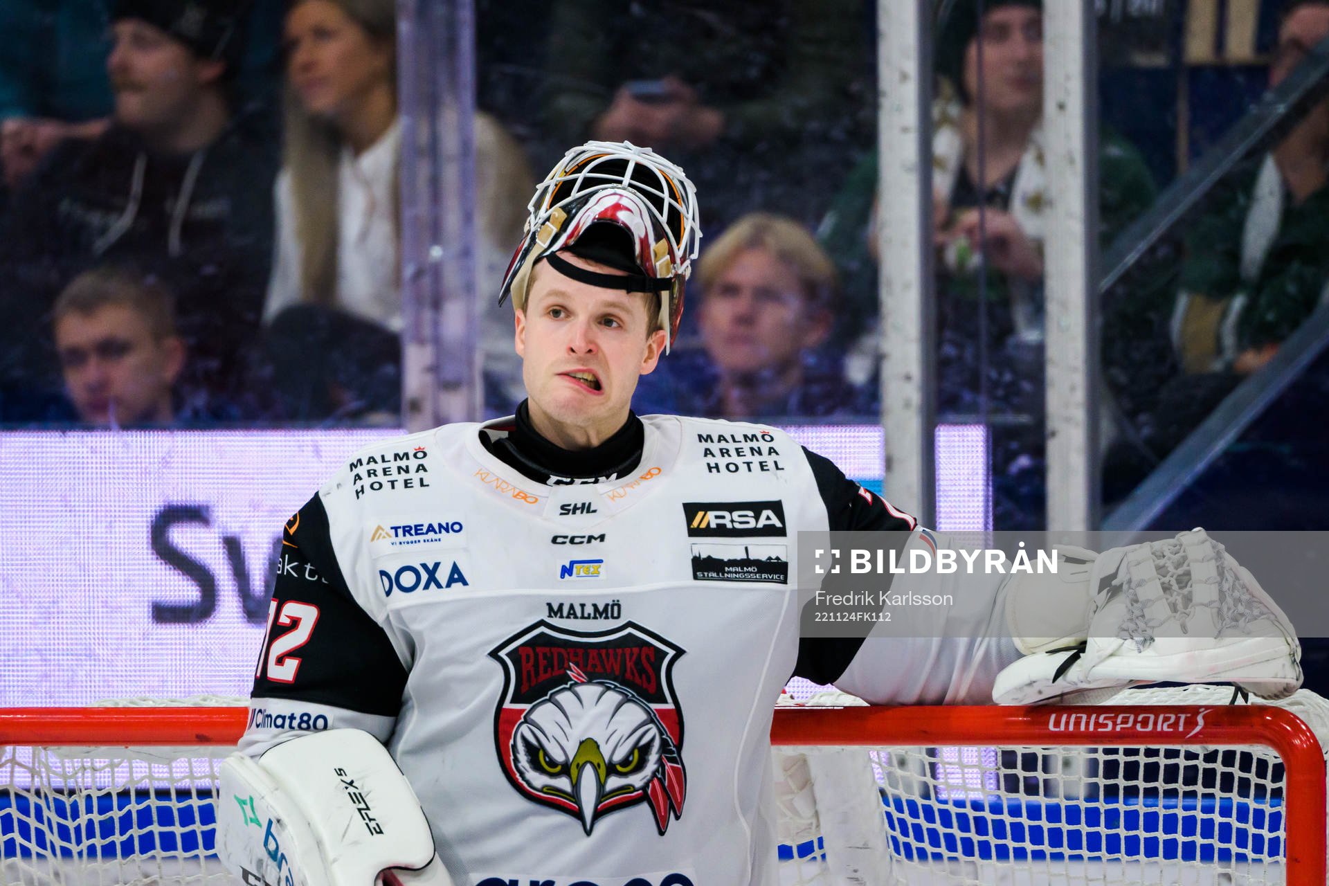 Malmö Redhawks målvakt Daniel Marmenlind