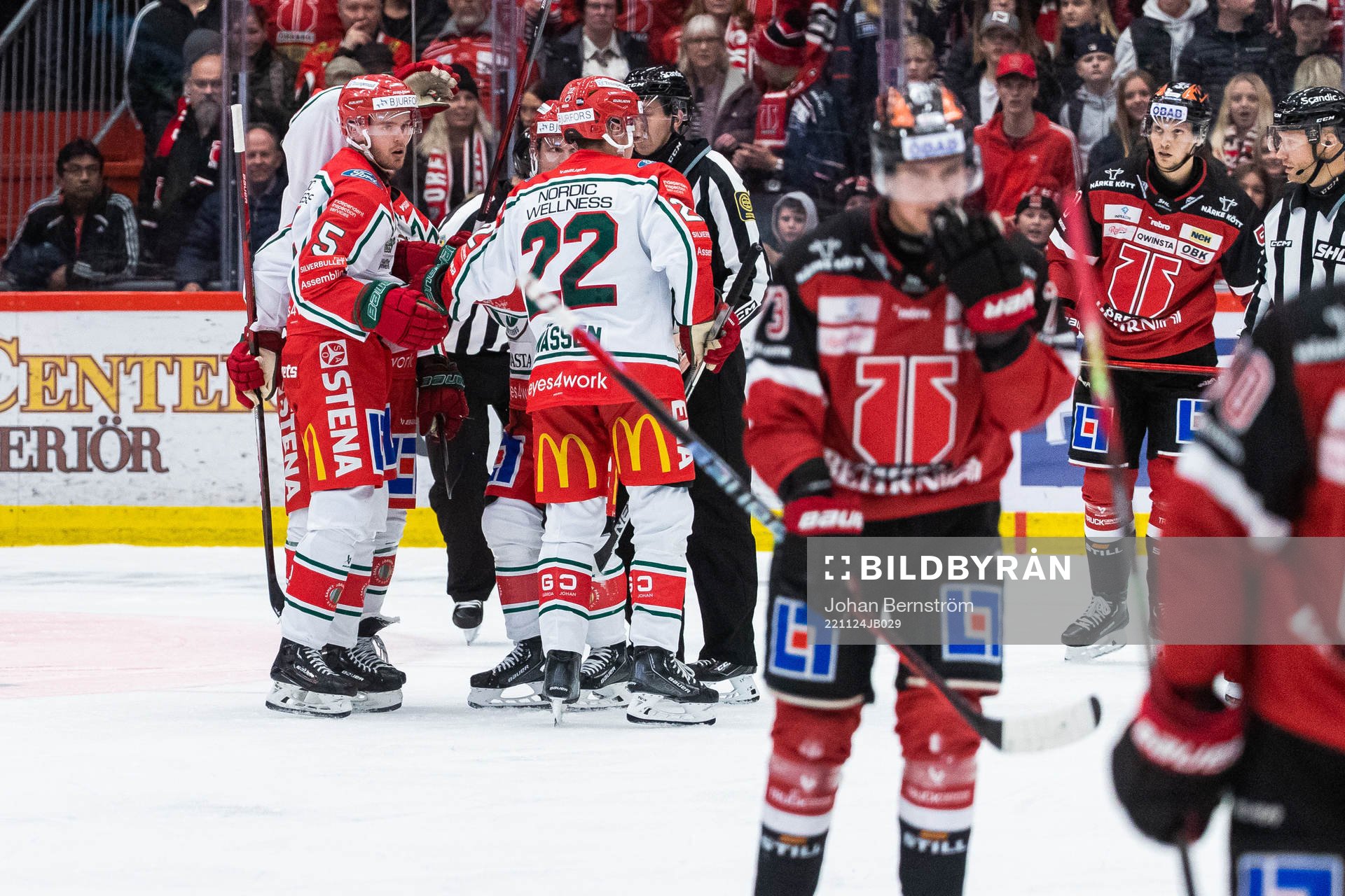 Frölundas Filip Johansson jublar