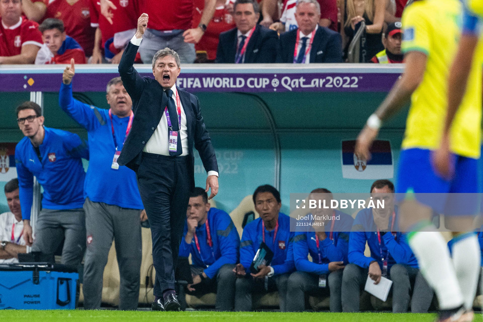 head coach Dragan Stojkovicof Serbia