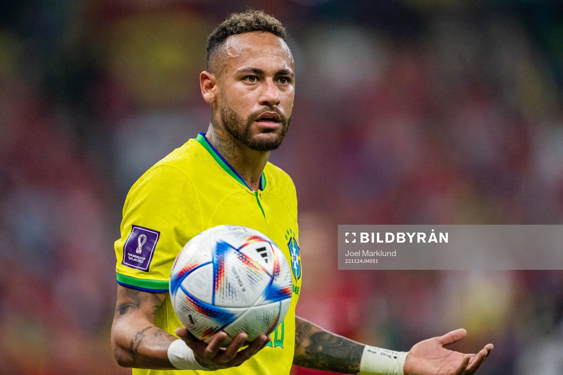 Neymar of Brazil
