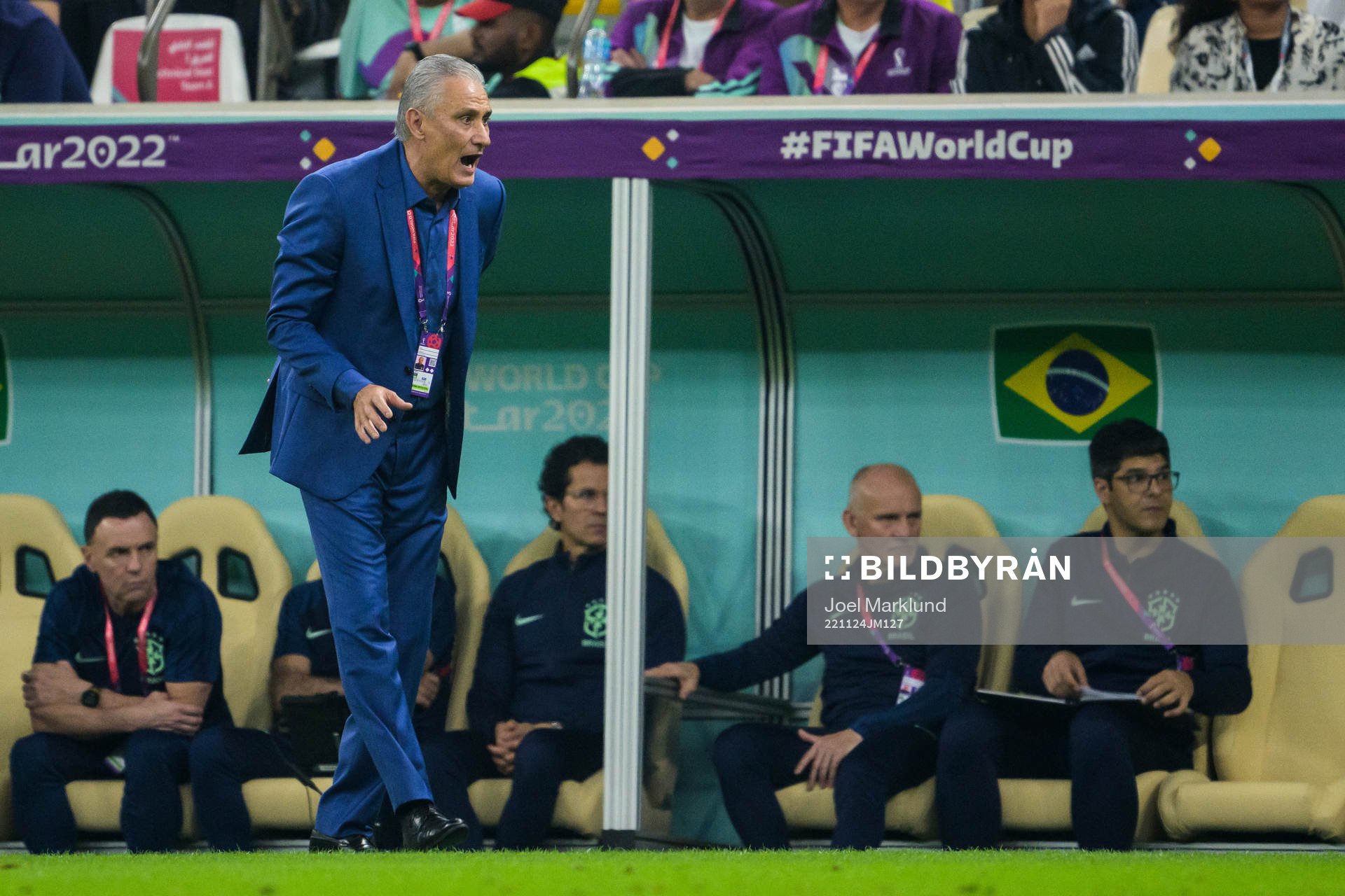 Head coach Tite of Brazil