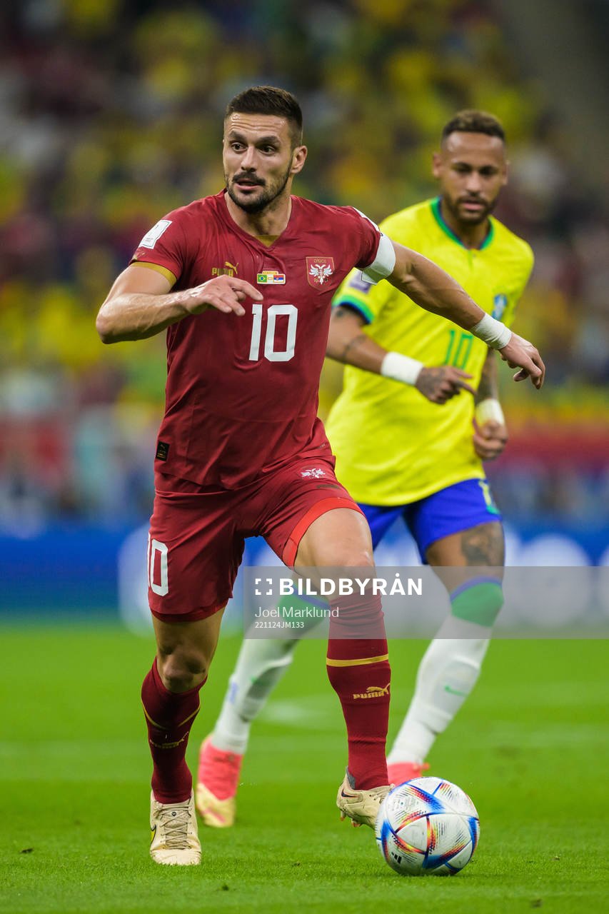 Dusan Tadic of Serbia