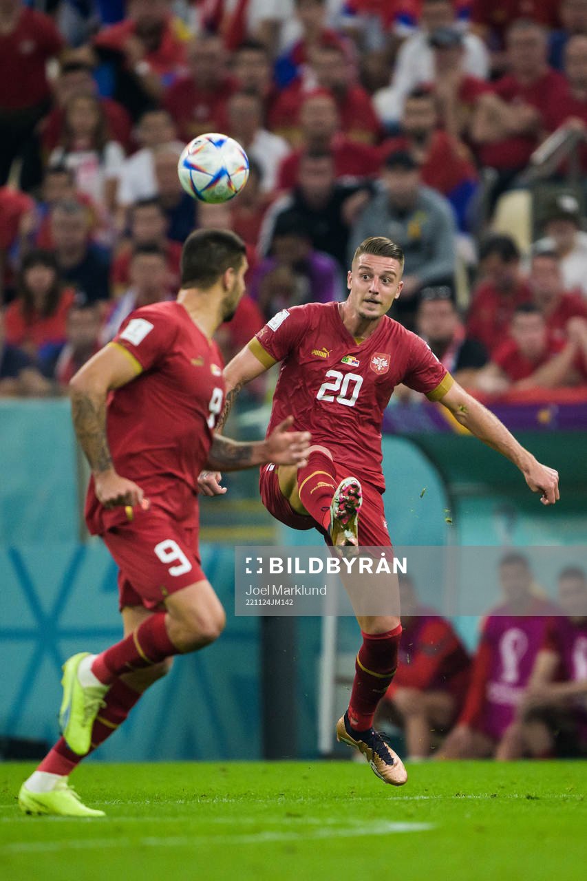 Sergej Milinkovic-Savic of Serbia
